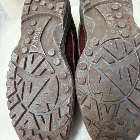 Men's Shoes Brown Rocky Oxford 10 1/2 M Leather Uppers Made in USA - Picture 6 of 8